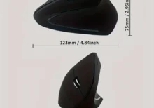 Sleek Black 2.4G Wireless Gaming Mouse